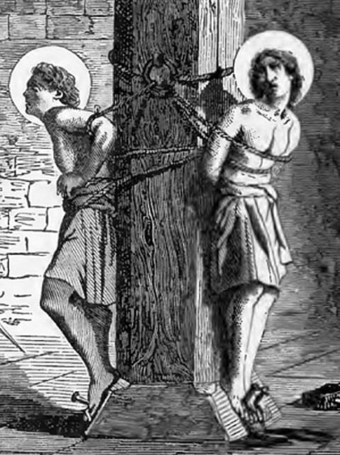 വി. മാര്ക്കസ്സും മാര്സെല്ലിനൂസും (+286) രക്തസാക്ഷികള്