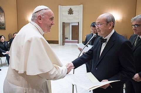 താവോയിസ്റ്റ് പ്രതിനിധിസംഘം മാര്പാപ്പയെ സന്ദര്ശിച്ചു