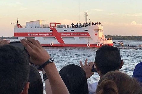 ‘പാപ്പാ ഫ്രാന്സിസ്’: ആമസോണ് നദിയിലെ ഒഴുകുന്ന ആശുപത്രി സേവനമാരംഭിച്ചു