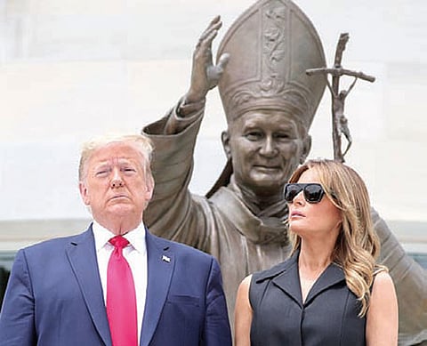 ട്രംപിന്റെ ദേവാലയസന്ദര്ശനം നിശിത വിമര്ശനത്തിനിടയാക്കി