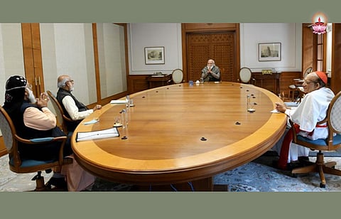 പ്രധാനമന്ത്രിയുമായി കര്ദിനാള്മാര് കൂടിക്കാഴ്ച നടത്തി