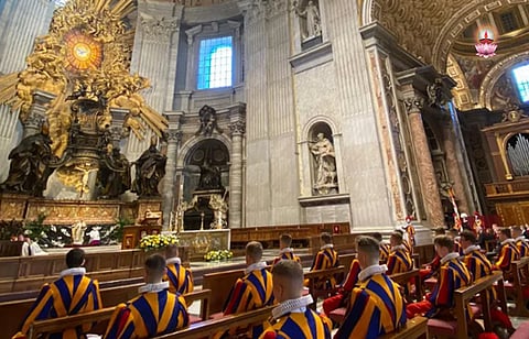 34 സ്വിസ് ഗാര്ഡുകള് ചുമതലയേറ്റു