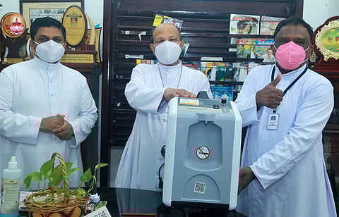 ജീവനയ്ക്ക് ഓക്സിജന് കോണ്സെന്ട്രേറ്റര് ലഭിച്ചു