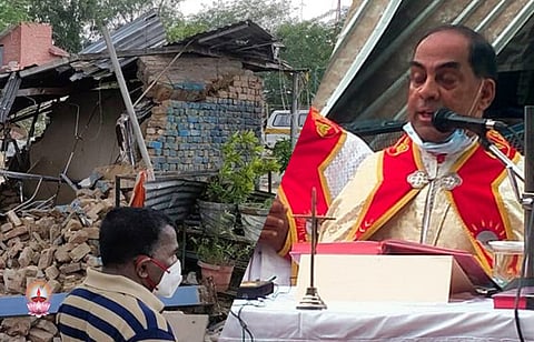 അന്ധേരിയ മോഡ് പള്ളി അന്യായമായി തകര്ത്തതിനെതിരെ പ്രതിഷേധം തുടരുന്നു