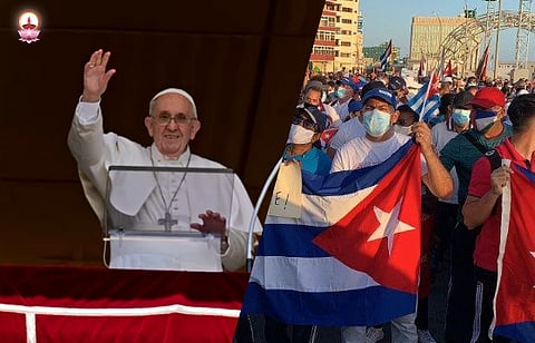 മാര്പാപ്പാ വീണ്ടും പൊതുവേദിയില് : ക്യൂബന് ജനതയ്ക്ക് ഐക്യദാര്ഢ്യം