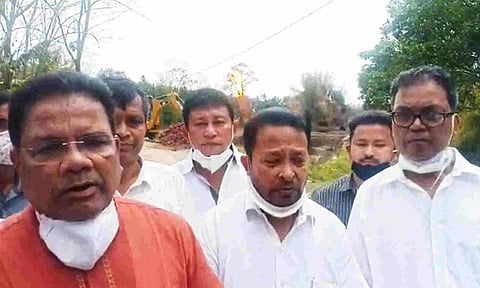 বাঘজানৰ অগ্নিকাণ্ডস্থলীত কংগ্ৰেছৰ প্ৰতিনিধি দলঃ ক্ষিপ্ৰ ব্যৱস্থা গ্ৰহণৰ দাবী