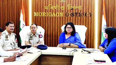 দুৰ্ঘটনা ৰোধৰ বাবে মৰিগাঁৱত জিলা পথ সুৰক্ষা সমিতিৰ বৈঠক