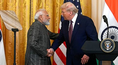 পশ্চিম বংগত ঐতিহাসিক, নিৰ্ণায়ক নিৰ্বাচনী বিজয়ৰ বাবে প্ৰধানমন্ত্ৰী নৰেন্দ্ৰ মোডীক অভিনন্দন ট্ৰাম্পৰ