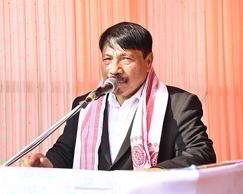 Agriculture Minister Atul Bora distributed new ration cards to beneficiaries of Dhakuakhana LAC