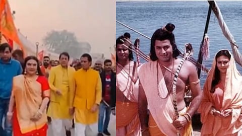 ‘Ramayan’ stars Arun Govil, Deepika, Sunil Lahri arrive in Ayodhya