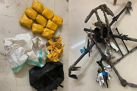 Border Security Force seized Pakistani drone with heroin in Punjab’s Amritsar