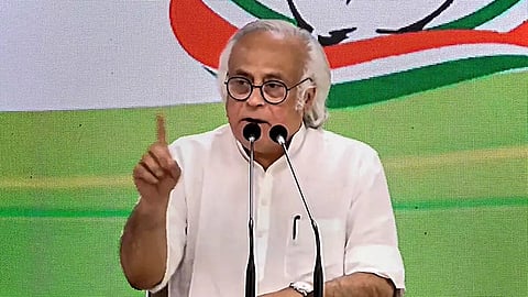 MP Jairam Ramesh addresses media expressed anger for not allowing Rahul Gandhi and his team to visit the Barduwa Than