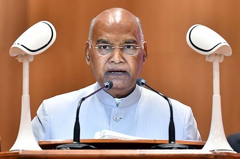 Chairman of ‘One Nation One Election’ committee Ram Nath Kovind
meets ex-judges, politicians