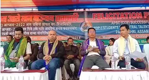 Assam: ABSU Felicitation Ceremony in Bijni Acknowledges Academic Excellence Among Bodo Students
