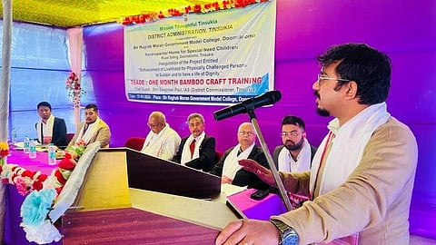 Tinsukia: Livelihood training project for physically-challenged persons inaugurated at BRMGM College premises