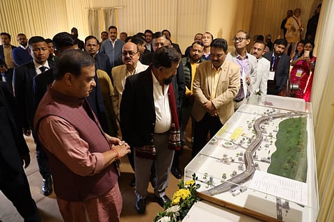 Assam CM lays foundation stone of flyover connecting Lal Ganesh with Cycle Factory