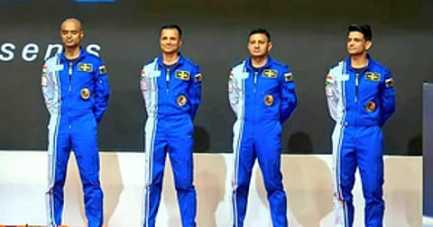 4 intrepid Indian Air Force fighter pilots forming Team ‘Gaganyaan’