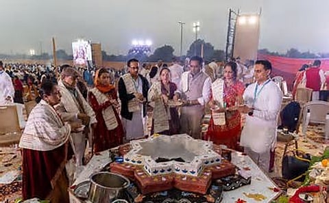 Vedic prayers held ahead of Abu Dhabi temple inauguration
