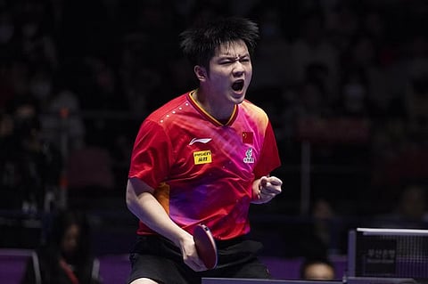China beat Korea to reach men’s final ITTF World Team Table Tennis Championships