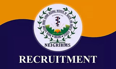 NEIGRIHMS Recruitment 2024-  Assistant Professor Vacancy, Job Opening