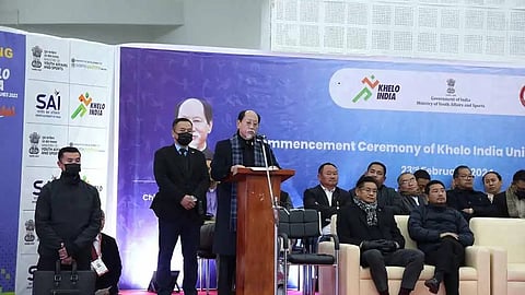 Nagaland: Nagaland CM Neiphiu Rio Inaugurates Khelo India University Games Wrestling Event