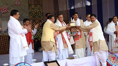 Assam CM Himanta Biswa Sarma attending 93rd annual convention of Srimanta Sankardeva Sangha