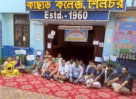 Cachar College unit of Assam College Teacher’s Association demand principal Dr Siddhartha Shankar Nath’s removal