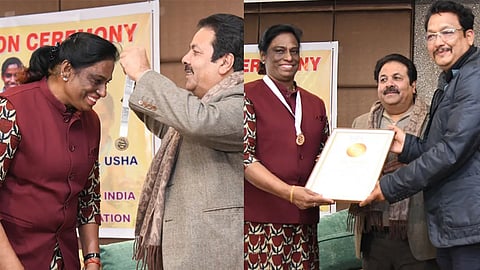 PT Usha honoured with ‘Lifetime Achievement Award’ by SJFI and DSJA