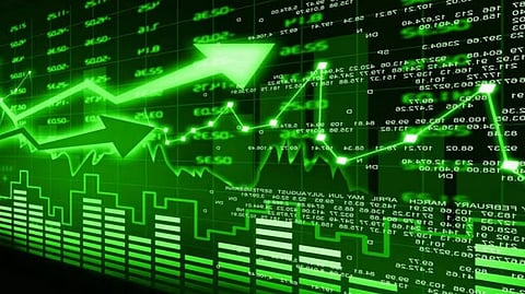 Stock market continues upward trajectory, Sensex and Nifty close in green