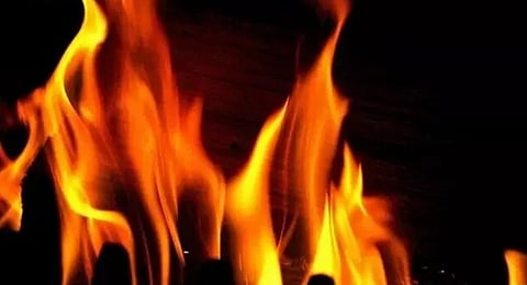 Fire breaks out at Beltola Survey in Guwahati city