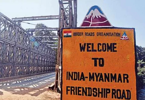 NGO in Mizoram holds demonstration against fencing along Myanmar border, scraping of FMR