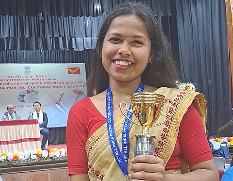 36th All India Postal Cultural Festival 2024: Nalbari girl Jesika Raj wins award in folk music
