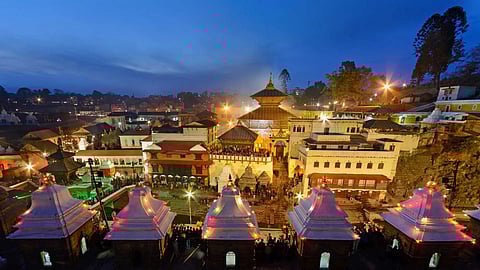 Nepali Hindu devotees throng Pashupatinath temple in Kathmandu