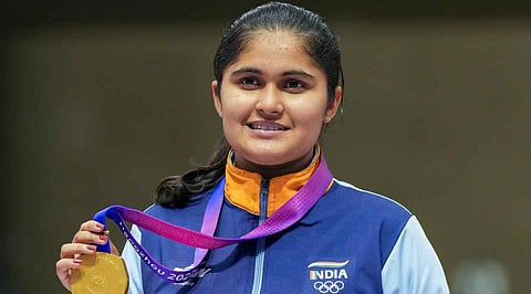 Asian Games champion Palak wins gold on first day of Air Pistol trials at MP State Shooting Academy