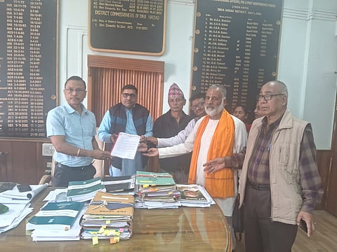 Vishwa Hindu Parishad of Dima Hasao district took out a massive protest against ‘love Jihad’