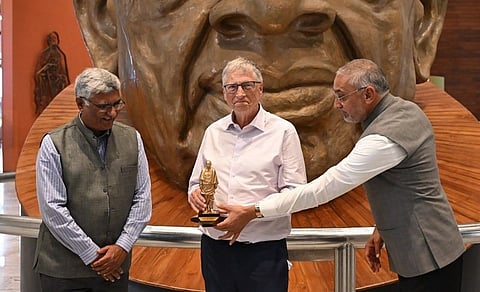 Microsoft co-founder Bill Gates visits Statue of Unity, calls it ‘engineering marvel’; PM Modi appreciates