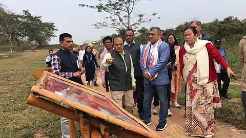 Assam: UNESCO Team Visits Ahom-era Maidam Site in Assam's Charaideo