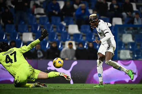 Serie A champion: Victor Osimhen scores a hat-trick as Napoli rout Sassuolo 6-1