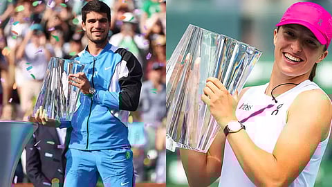 Carlos Alcaraz, Iga Swiatek win titles at Indian Wells Open final