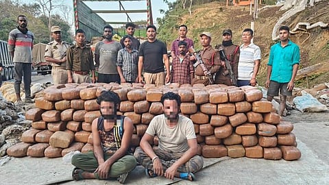 Assam: Massive Ganja Haul near Assam-Tripura Border Leads to Arrests