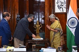 Finance Minister Nirmala Sitharaman hands over 101 precious antiquities seized by Customs to ASI