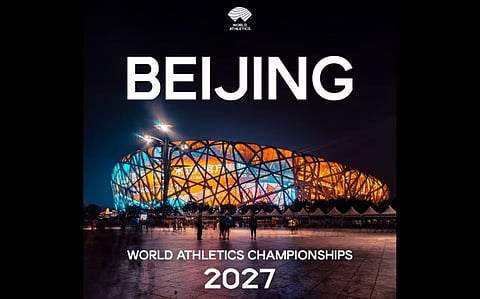 Beijing to host 2027 World Athletics Championships