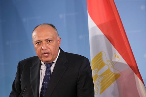 Egyptian Foreign Minister Sameh Shoukry calls for Gaza ceasefire before Ramadan