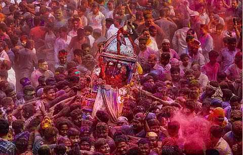 Doul Festival: Devotees throng Barpeta Xatra