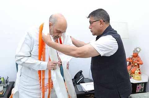 Sikkim: BJP President Calls on Amit Shah Ahead of Lok Sabha Polls