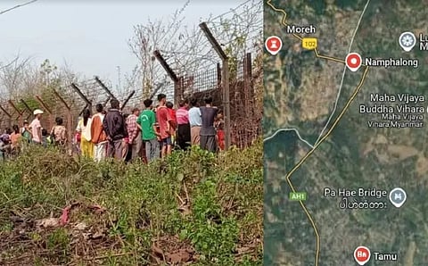Manipur : Border Clashes Drive 200 Myanmarese Refugees to Seek Safety in Manipur