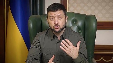Ukrainian President Volodymyr Zelensky calls for more air defence support as 17 die in Russian attack