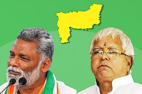 Pappu Yadav urges RJD chief Lalu Prasad to leave Purnea Lok Sabha seat for Congress