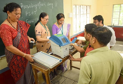 Second round of training undertaken for polling officials in Kamrup Metro