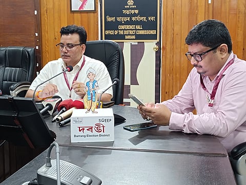 6,97,958 electorates in Darrang to vote today: District Election Officer Munindra Nath Ngatey